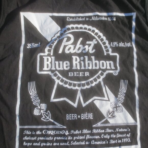 Brand New Pabst Blue Ribbon Beer Black Tank Top - Size 2XL. - Picture 8 of 10